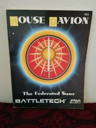 Battletech House Davion The Federated Suns With Maps - Fasa 1623
