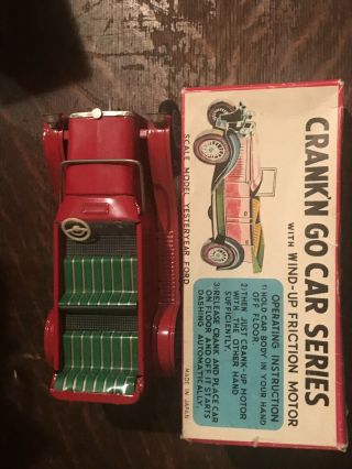 Vintage 1960’s Tin 2 Cars & Tractor - Mip Boxed Box