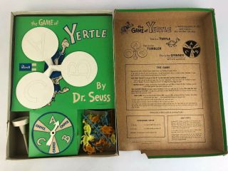 Vintage 1960 Revell The Game Of Yertle By Dr.  Seuss 100 Complete