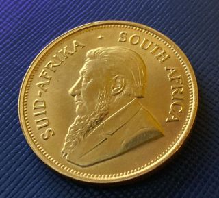 1 Oz South African Krugerrand Gold 1975 1 Oz Gold Coin