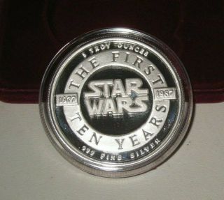 1987 Rarities Star Wars 5 oz Silver Coin Ltd Edt 127 3