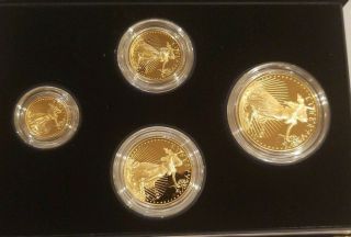 1994 W Proof American Eagle Gold Bullion Coins Proof Set (1,  1/2,  1/4,  1/10 Oz)
