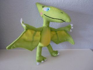 Jim Hensons Dinosaur Train Tiny Green Pterodactyl Dinosaur Plush Pbs Kids 7.  5 "