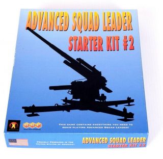 Asl Advanced Squad Leader Starter Kit 2 Board Game Wwii Military War Strategy