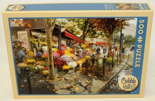 Cobble Hill Paris In The Fall 500 Piece Puzzle Complete