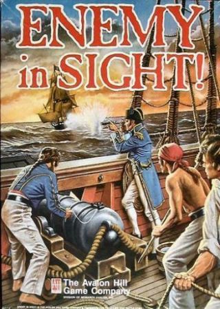Avalon Hill War Games Enemy In Sight Box Nm -