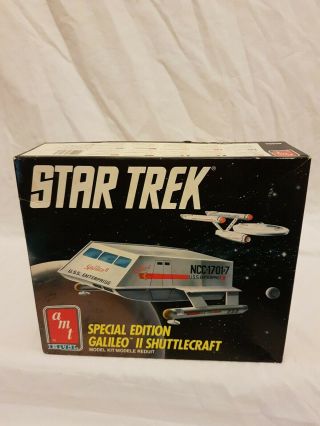 Star Trek Galileo 2 Shuttle Craft Model Kit Amt/ertl 1991 Aus Seller