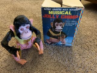 Battery Operated Musical Jolly Chimp