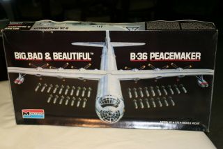 Monogram Model 5707 - Big,  Bad,  & B - 36 Peacemaker Model Kit Opened Box