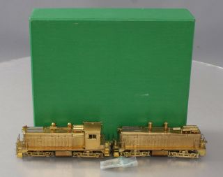 Overland Omi - 1885 Brass Ho Scale Union Pacific Tr - 5 Cow & Calf Diesel Set Ln/box