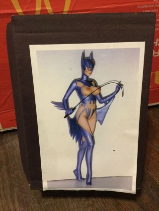 Night Lady Batwoman 15” Semi Nude Female Resin Model Underground Garage Kit