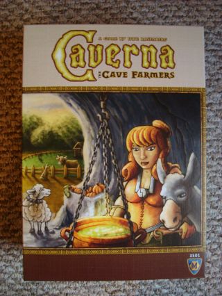 Caverna The Cave Farmers Board Game Mayfair Games Unpunched