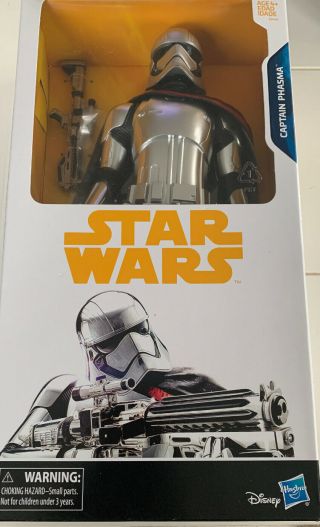 Nib Star Wars Storm Trooper Captain Phasma 12 Inch Action Figure With Blaster