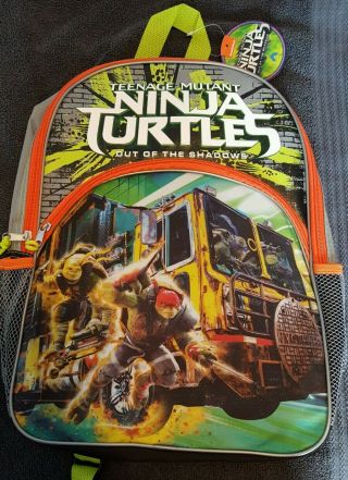 Teenage Mutant Ninja Turtles Tmnt 16 " Backpack: Out Of The Shadows