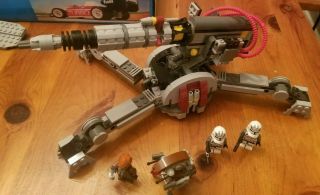 Lego 75045 Star Wars Republic Av - 7 Anti - Vehicle Cannon Complete Wolfpack Trooper