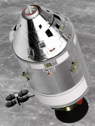 Real Space Models 1/48 Apollo Csm Spacecraft Resin Kit