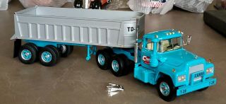 First Gear Mack Cardi Trucking Tractor Trailer And Dump No Box Warwick Ri