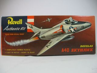 1956 Vintage Revell " S " Kit 1/50 Douglas A4d Skyhawk H - 232:89 (first Issue)