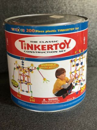 Hasbro Classic Tinkertoy Construction Set Plastic 2004 Toys R Us