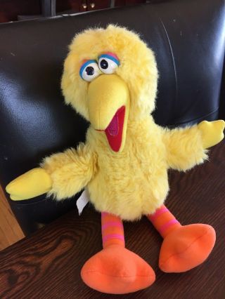 Vintage Big Bird Plush 13 " Sesame Street 1986 Playskool