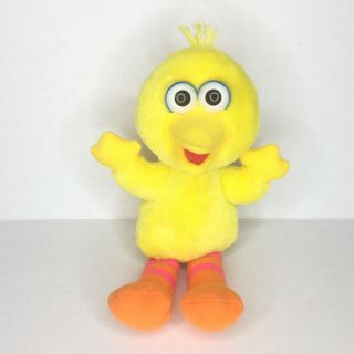 Sesame Street Yellow Big Bird 10 " Plush Stuffed Animal Tyco 1995