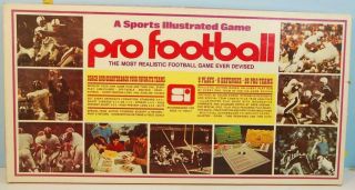 1972 Sports Illustrated Nfl Pro Football Aka Paydirt (time Inc.  Si)