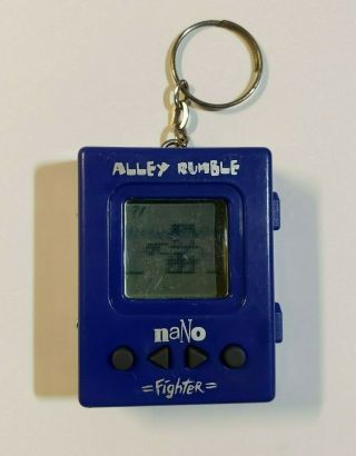 Nano Fighter Alley Rumble By Playmates Virtual 1997 Blue Vintage