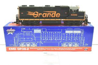 Usa Trains Emd Gp38 - 2 Rio Grande Locomotive Diesel Engine G Scale Train