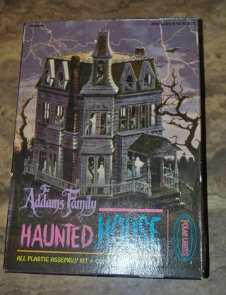 1995 Addams Family Haunted House Plastic Model Kit By Polar Lights