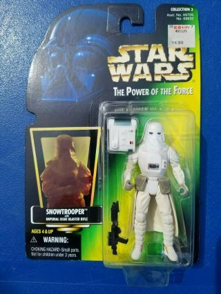1997 Star Wars Potf Buy 2 Get 1 Holo Snowtrooper Hoth Empire G8