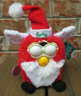 FURBY SANTA SPECIAL LIMITED EDITION 1999 Tiger Electronics with Tags 2