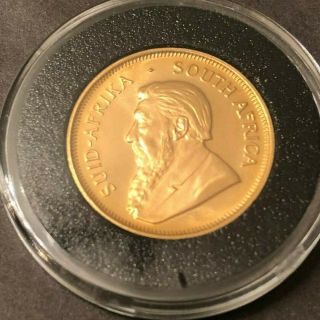 1980 Krugerrand,  South Africa,  1/4 Oz Fine Gold Coin Bu