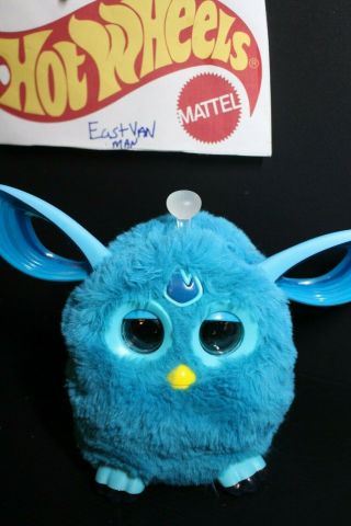 Hasbro 2016 Furby Connect Blue - Bluetooth With Crate Creature