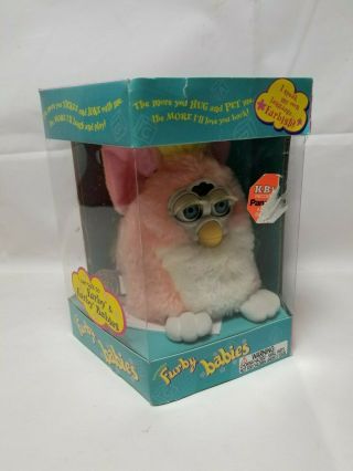 Tiger Electronics Furby Babies Pink And White Model 70 - 940