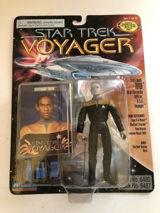 1995 Star Trek Voyager Lt Tuvok With Accessories Playmates Toys Paramount Pics