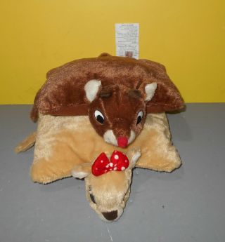 50th Anniversary Rudolph The Red Nosed Reindeer & Clarice Mini Pillow Pet Plush