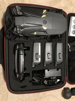 Dji Mavic Pro.  Bundle With Extra Batteries,  Accessories And Carrying Case.