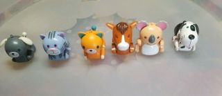 Tomy Micropets Set Of 6 Interactive Mini Robot Animals Gently 2002