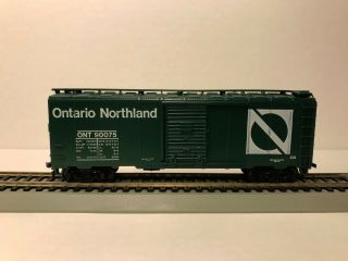 HO Athearn Blue Box 40’ Boxcar Ontario Northland,  ONT 90075 2