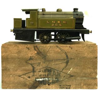 A Fine Vintage Bowman 300 O Gauge Live Steam Locomotive Loco Engine Train Boxed