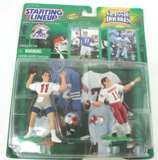 1998 Drew Bledsoe Classic Doubles Starting Lineup England Patriots Cougars