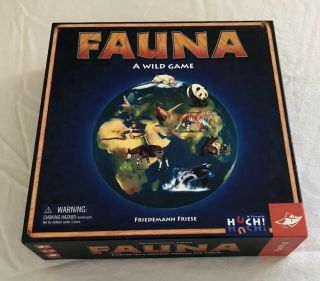 Foxmind Fauna: A Wild Game By Friedemann Friese 2010 Out Of Print 100 Complete