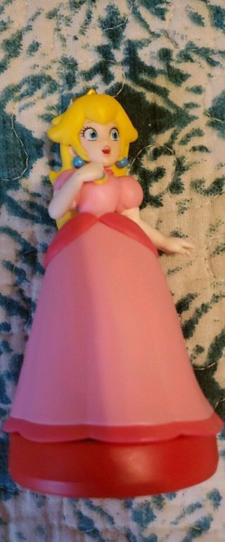 Mario Brothers Bros 4 " Princess Peach Action Figure Cake Topper Usa Seller
