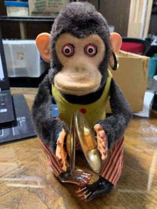 Vintage Daishin Musical Jolly Chimp Toy Story 3 Cymbal Monkey w/Tag & Box 2