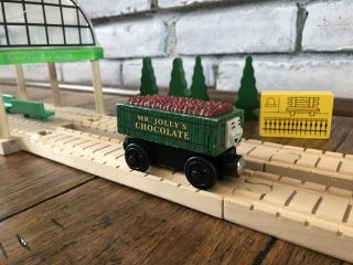 Thomas Wooden Railway Train Car Mr Jolly’s Chocolate Rickety Troublesome Truck
