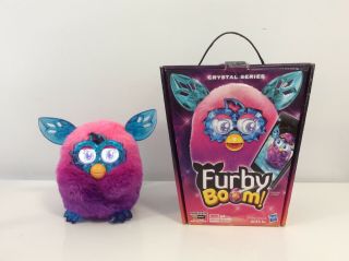 2012 Furby Boom Crystal Series Pink & Purple Interactive Toy