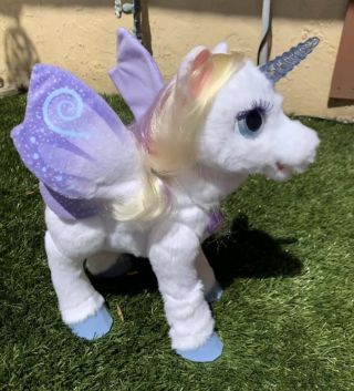 Furreal Friends Starlily My Magical Unicorn Plush Interactive Pet Light Up Move
