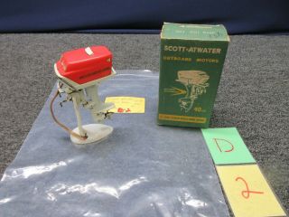 K&o Ko Scott Atwater 40 Hp D.  C.  Outboard Engine R/c Boat Motor Electric