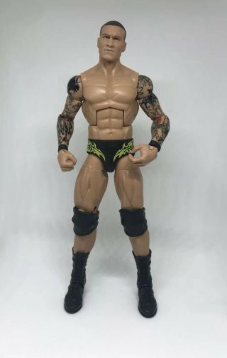 Wwe Mattel Elite Series 9 Randy Orton Yellow Gear Rko Wrestling Action Figure