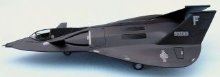LOCKHEED F - 19 Stealth,  USAF Experimental 1983,  scale 1/72,  Hand - made plastic model 2